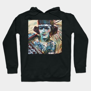 Detail of "Mahitable, the tattoo'd lady" Hoodie